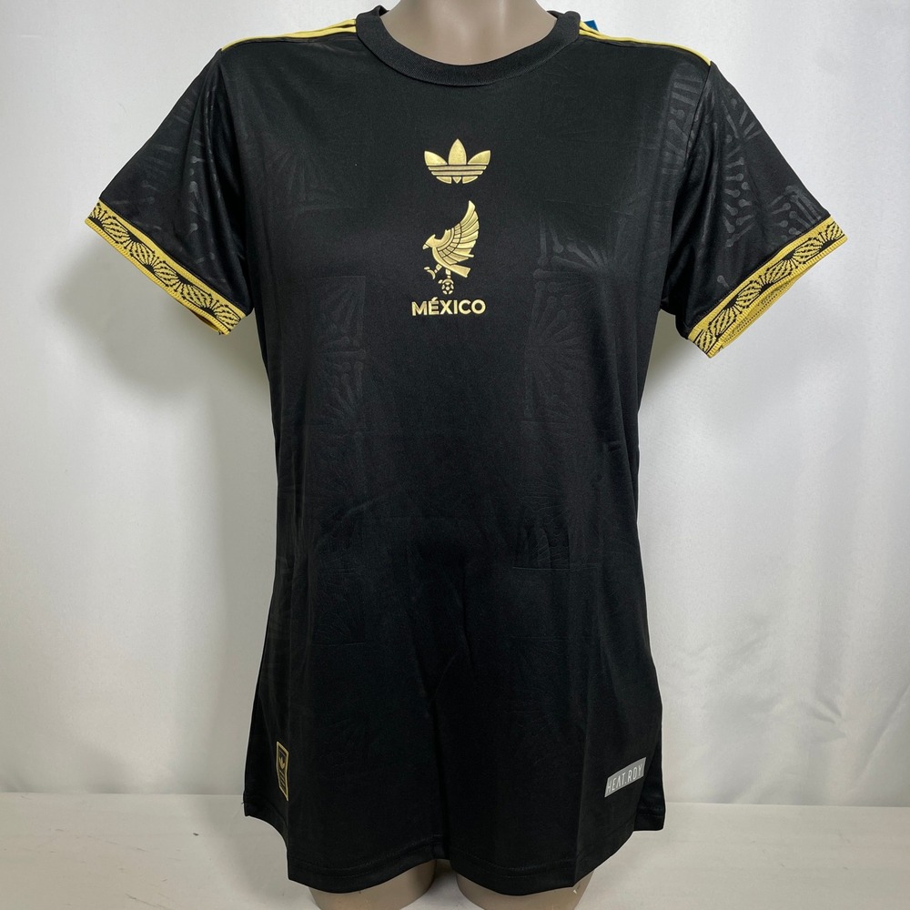 Mexico 2025 Special Edition Adidas HEAT.RDY Slim Fit Black Jersey Womens 2XL NWT